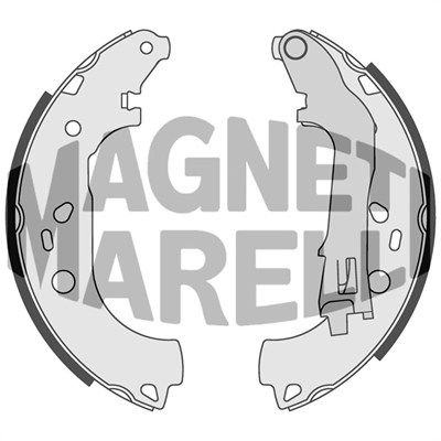 MAGNETI MARELLI 360219198301 Ganascia freno-Ganascia freno-Ricambi Euro