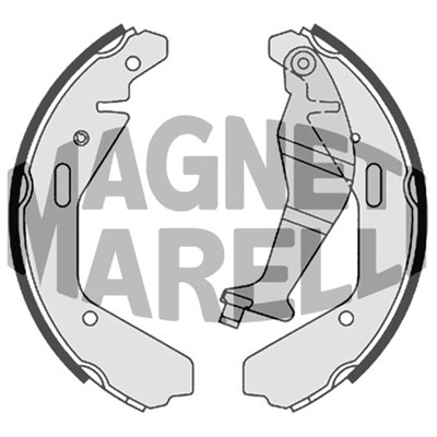 MAGNETI MARELLI 360219198316 Ganascia freno-Ganascia freno-Ricambi Euro