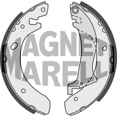 MAGNETI MARELLI 360219198319 Ganascia freno-Ganascia freno-Ricambi Euro