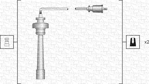 MAGNETI MARELLI 941318111192 Kit cavi accensione