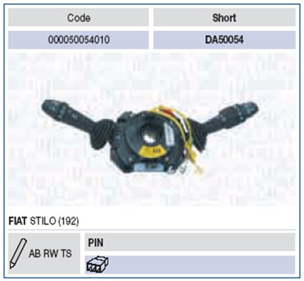 MAGNETI MARELLI 000050054010 Leva devio guida