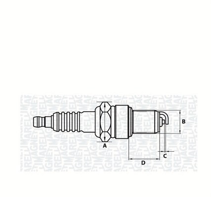 MAGNETI MARELLI 062000771304 Candela accensione-Candela accensione-Ricambi Euro