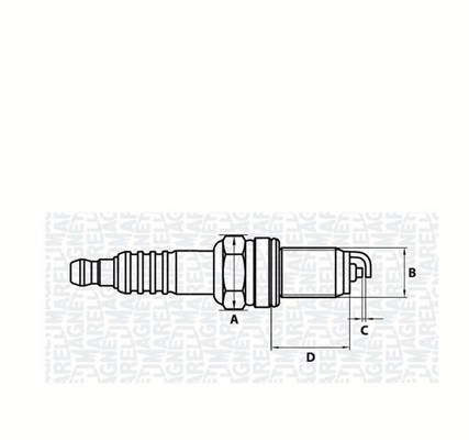 MAGNETI MARELLI 062000768304 Candela accensione-Candela accensione-Ricambi Euro