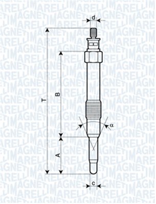 MAGNETI MARELLI 062900000304 Candeletta