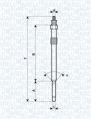 MAGNETI MARELLI 062900024304 Candeletta