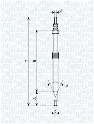 MAGNETI MARELLI 062900026304 Candeletta