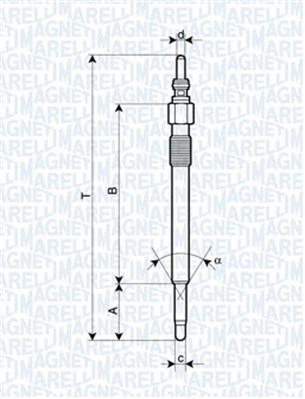 MAGNETI MARELLI 062900050304 Candeletta