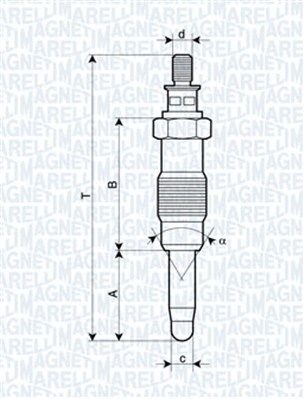 MAGNETI MARELLI 062583003304 Candeletta