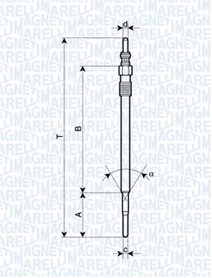 MAGNETI MARELLI 062900070304 Candeletta