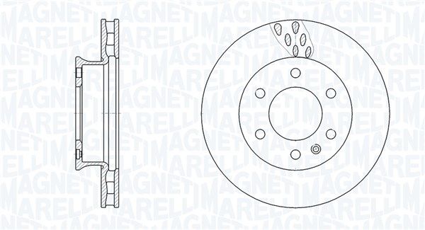 MAGNETI MARELLI 361302040904 Brzdový kotúč