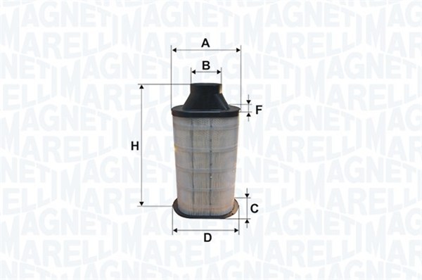 MAGNETI MARELLI 153071762355 Filtro aria-Filtro aria-Ricambi Euro