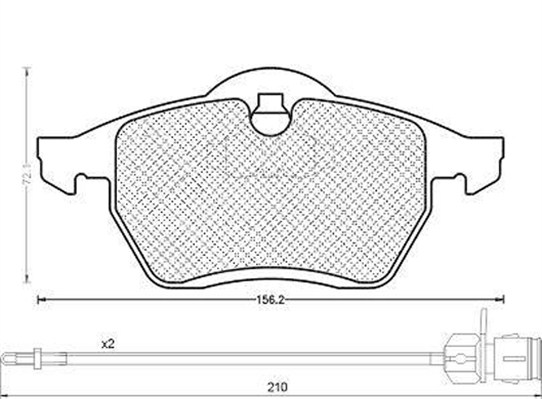 MAGNETI MARELLI 430216170311 Kit pastiglie freno, Freno a disco