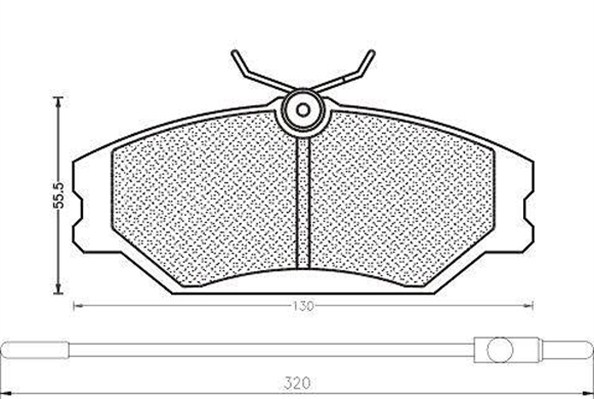 MAGNETI MARELLI 430216170326 Kit pastiglie freno, Freno a disco