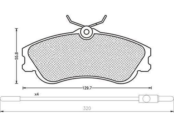 MAGNETI MARELLI 430216170450 Kit pastiglie freno, Freno a disco