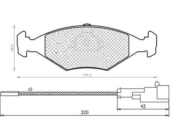 MAGNETI MARELLI 430216171024 Kit pastiglie freno, Freno a disco-Kit pastiglie freno, Freno a disco-Ricambi Euro