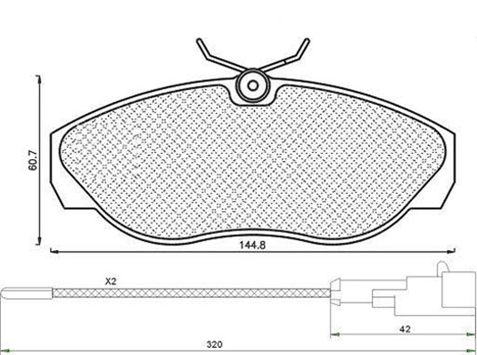 MAGNETI MARELLI 430216171156 Kit pastiglie freno, Freno a disco