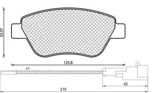 MAGNETI MARELLI 430216171160 Kit pastiglie freno, Freno a disco