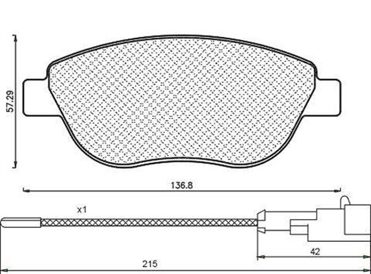 MAGNETI MARELLI 430216171402 Kit pastiglie freno, Freno a disco