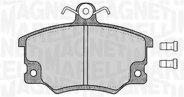 MAGNETI MARELLI 363916060105 Kit pastiglie freno, Freno a disco-Kit pastiglie freno, Freno a disco-Ricambi Euro