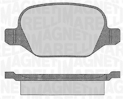 MAGNETI MARELLI 363916060109 Kit pastiglie freno, Freno a disco-Kit pastiglie freno, Freno a disco-Ricambi Euro