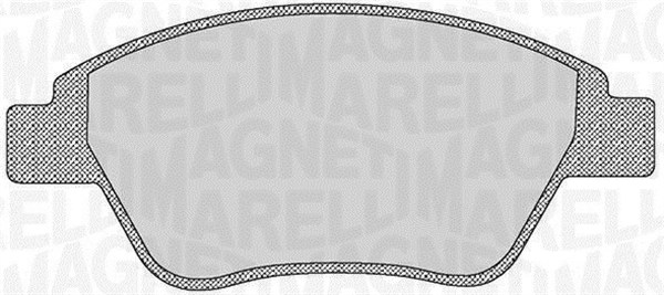 MAGNETI MARELLI 363916060176 Kit pastiglie freno, Freno a disco-Kit pastiglie freno, Freno a disco-Ricambi Euro