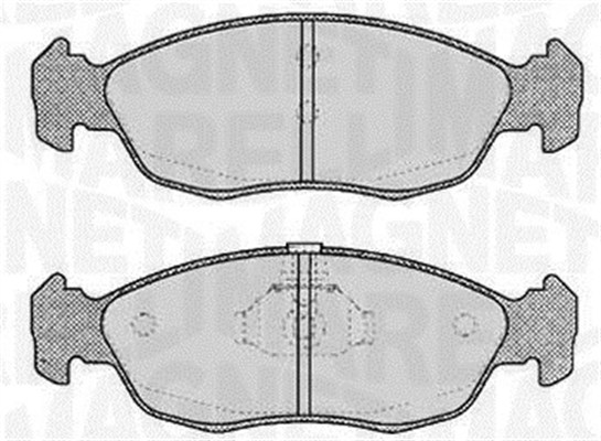 MAGNETI MARELLI 363916060196 Kit pastiglie freno, Freno a disco-Kit pastiglie freno, Freno a disco-Ricambi Euro