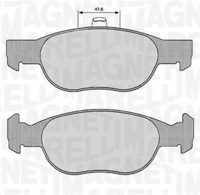 MAGNETI MARELLI 363916060240 Kit pastiglie freno, Freno a disco-Kit pastiglie freno, Freno a disco-Ricambi Euro