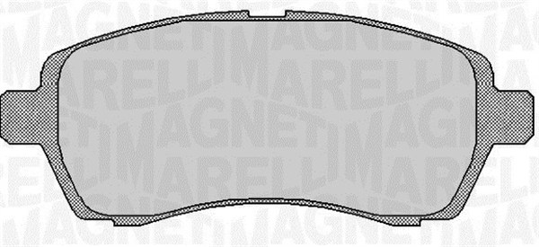 MAGNETI MARELLI 363916060254 Kit pastiglie freno, Freno a disco-Kit pastiglie freno, Freno a disco-Ricambi Euro