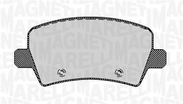 MAGNETI MARELLI 363916060264 Kit pastiglie freno, Freno a disco-Kit pastiglie freno, Freno a disco-Ricambi Euro