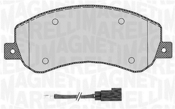 MAGNETI MARELLI 363916060272 Kit pastiglie freno, Freno a disco-Kit pastiglie freno, Freno a disco-Ricambi Euro