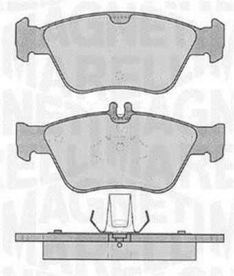 MAGNETI MARELLI 363916060310 Kit pastiglie freno, Freno a disco