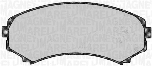 MAGNETI MARELLI 363916060342 Kit pastiglie freno, Freno a disco-Kit pastiglie freno, Freno a disco-Ricambi Euro