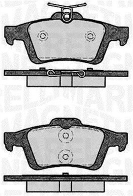 MAGNETI MARELLI 363916060431 Kit pastiglie freno, Freno a disco-Kit pastiglie freno, Freno a disco-Ricambi Euro