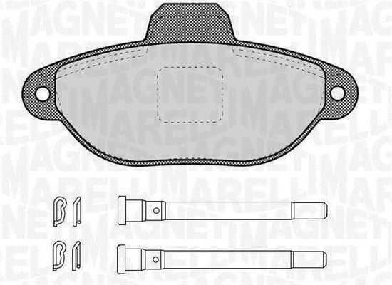 MAGNETI MARELLI 363916060456 Kit pastiglie freno, Freno a disco-Kit pastiglie freno, Freno a disco-Ricambi Euro