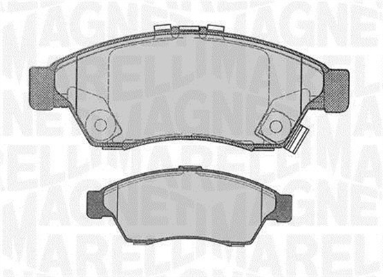 MAGNETI MARELLI 363916060490 Kit pastiglie freno, Freno a disco