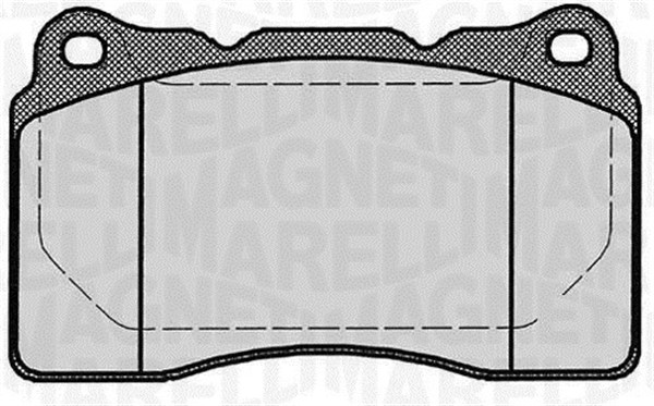 MAGNETI MARELLI 363916060499 Kit pastiglie freno, Freno a disco