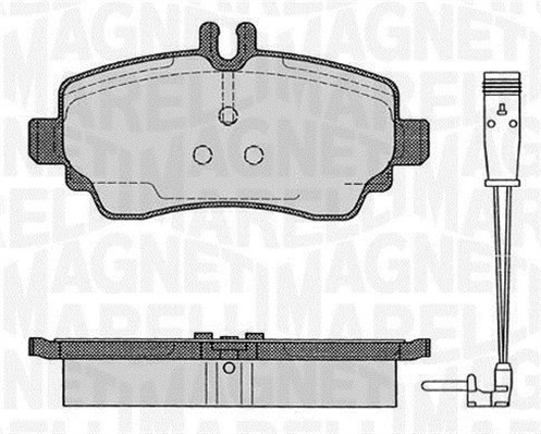 MAGNETI MARELLI 363916060517 Kit pastiglie freno, Freno a disco-Kit pastiglie freno, Freno a disco-Ricambi Euro