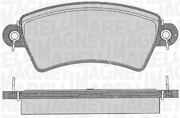 MAGNETI MARELLI 363916060537 Kit pastiglie freno, Freno a disco-Kit pastiglie freno, Freno a disco-Ricambi Euro