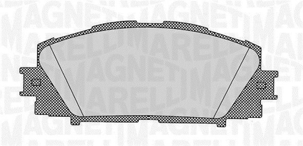 MAGNETI MARELLI 363916060628 Kit pastiglie freno, Freno a disco-Kit pastiglie freno, Freno a disco-Ricambi Euro