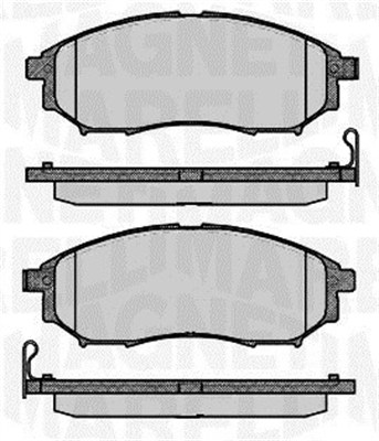 MAGNETI MARELLI 363916060683 Kit pastiglie freno, Freno a disco-Kit pastiglie freno, Freno a disco-Ricambi Euro