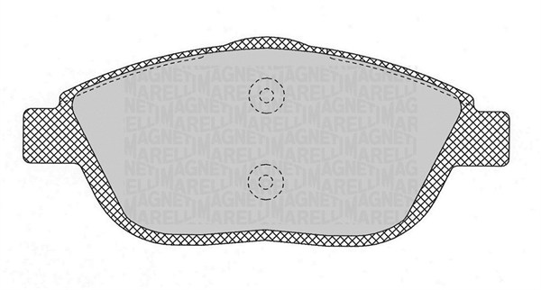 MAGNETI MARELLI 363916060697 Kit pastiglie freno, Freno a disco-Kit pastiglie freno, Freno a disco-Ricambi Euro