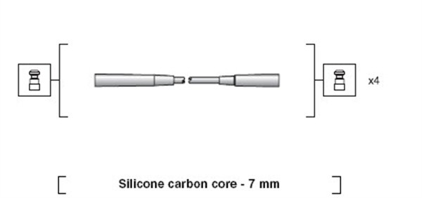 MAGNETI MARELLI 941318111216 Kit cavi accensione