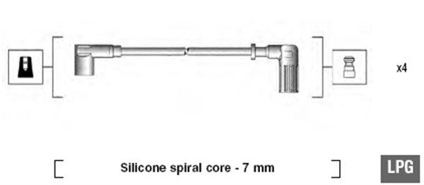 MAGNETI MARELLI 941095680607 Kit cavi accensione-Kit cavi accensione-Ricambi Euro