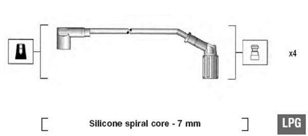 MAGNETI MARELLI 941095700609 Kit cavi accensione-Kit cavi accensione-Ricambi Euro