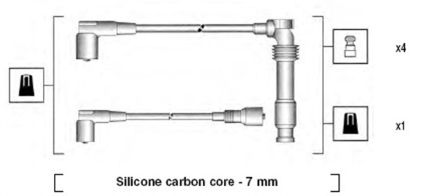 MAGNETI MARELLI 941125300682 Kit cavi accensione-Kit cavi accensione-Ricambi Euro