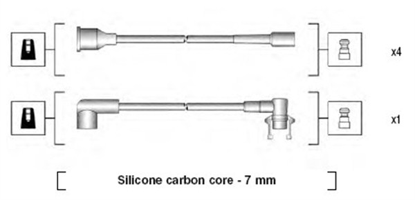 MAGNETI MARELLI 941145230720 Kit cavi accensione