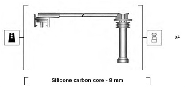 MAGNETI MARELLI 941185280782 Kit cavi accensione-Kit cavi accensione-Ricambi Euro