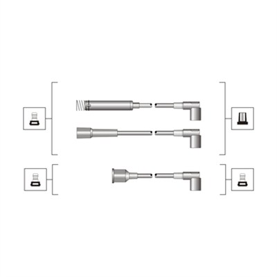 MAGNETI MARELLI 941319170009 Kit cavi accensione-Kit cavi accensione-Ricambi Euro