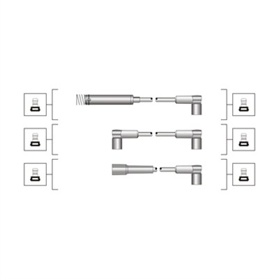 MAGNETI MARELLI 941319170013 Kit cavi accensione-Kit cavi accensione-Ricambi Euro