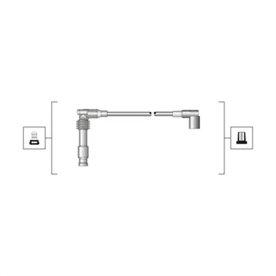 MAGNETI MARELLI 941319170014 Kit cavi accensione